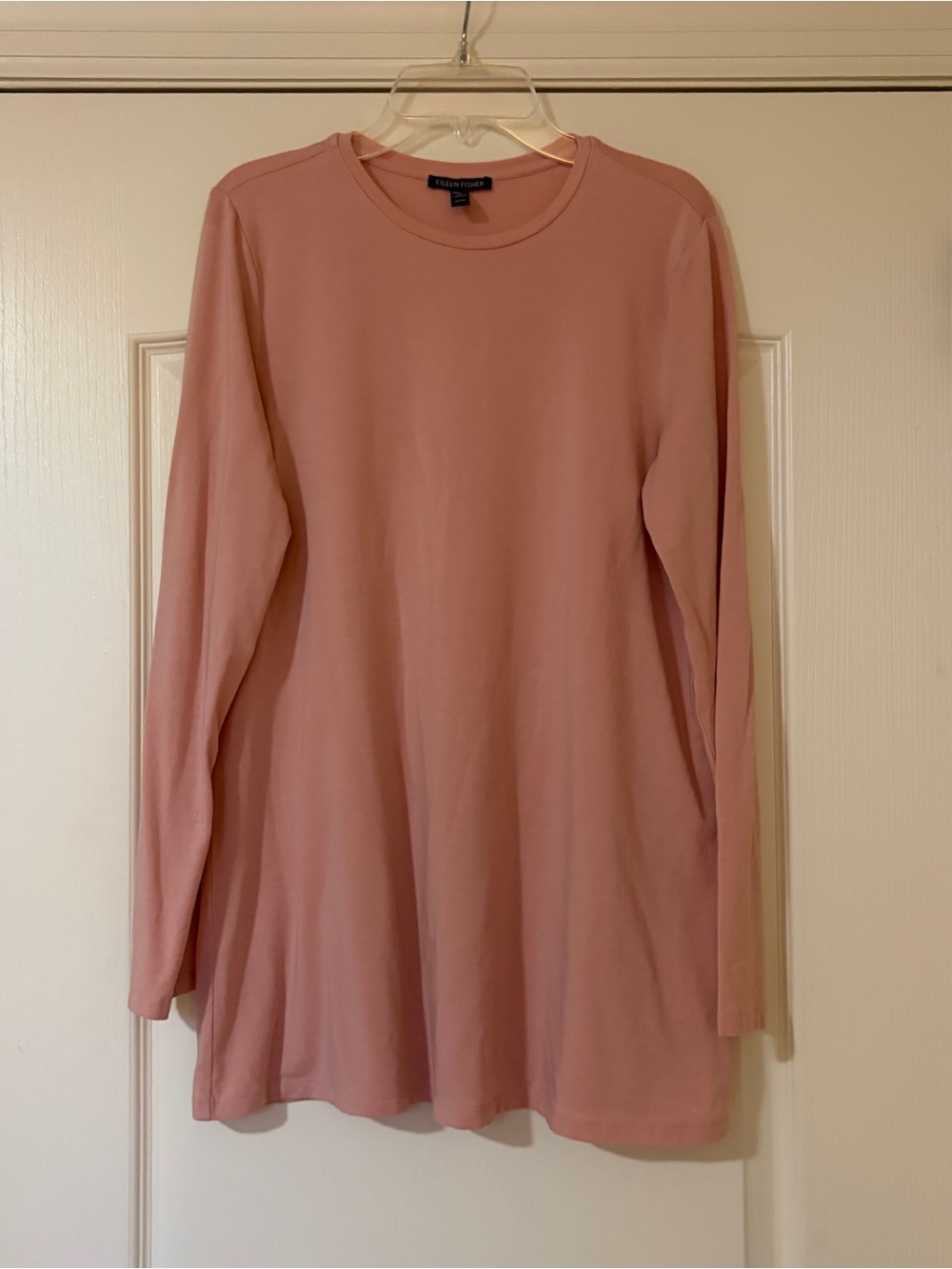 Soft Rose Long-Sleeve Tunic- Eileen Fisher
